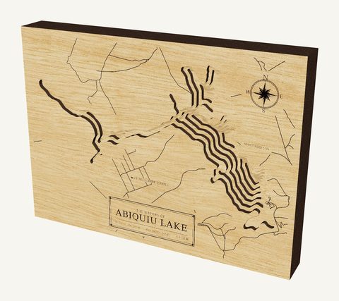 Abiquiu Lake wood map