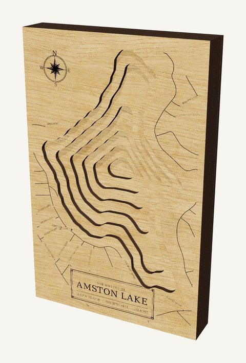 Amston Lake wood map