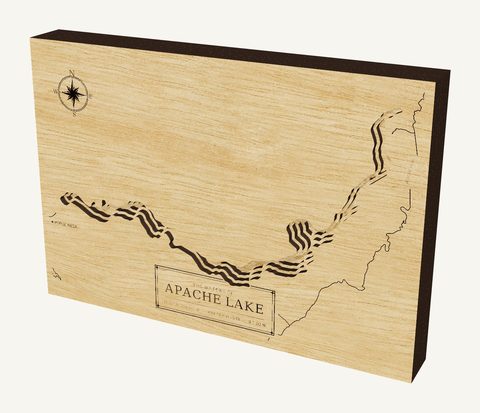 Apache Lake wood map