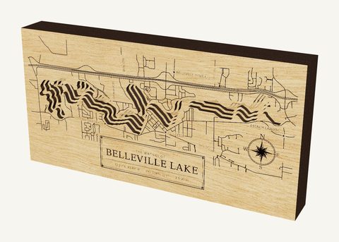 Belleville Lake wood map