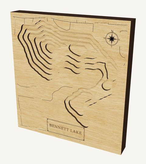 Bennett Lake wood map