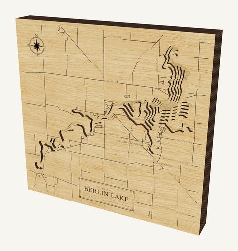 Berlin Lake wood map