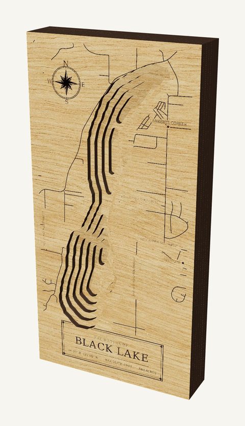 Black Lake wood map