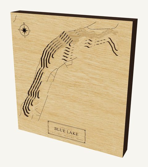 Blue Lake wood map