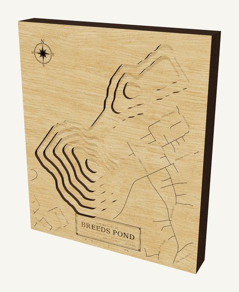 Breeds Pond wood map