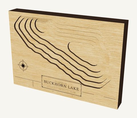 Buckhorn Lake wood map