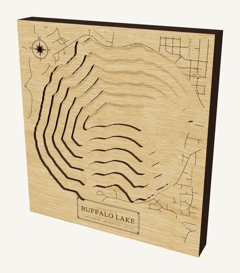 Buffalo Lake wood map