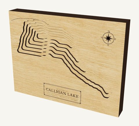 Calligan Lake wood map
