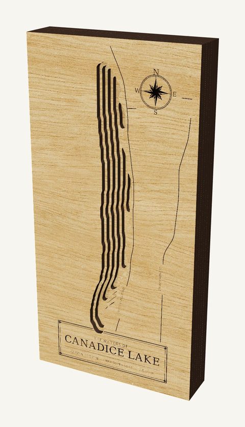 Canadice Lake wood map