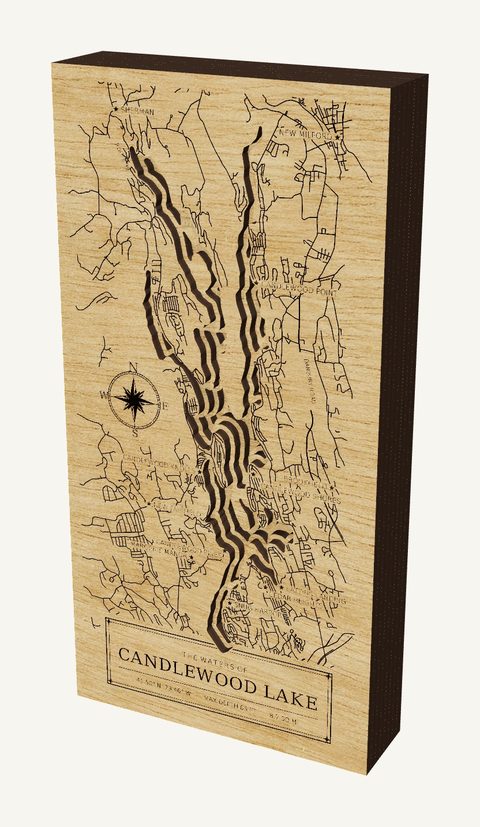 Candlewood Lake wood map