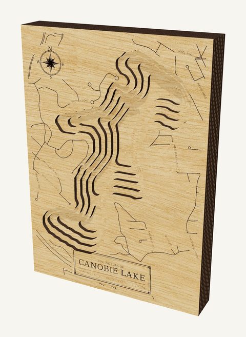 Canobie Lake wood map