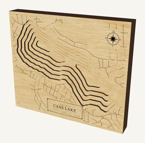 Cass Lake wood map