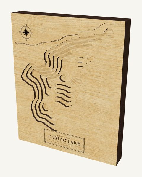 Castac Lake wood map