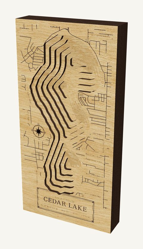 Cedar Lake wood map