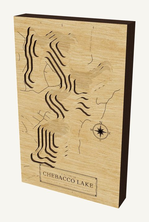 Chebacco Lake wood map