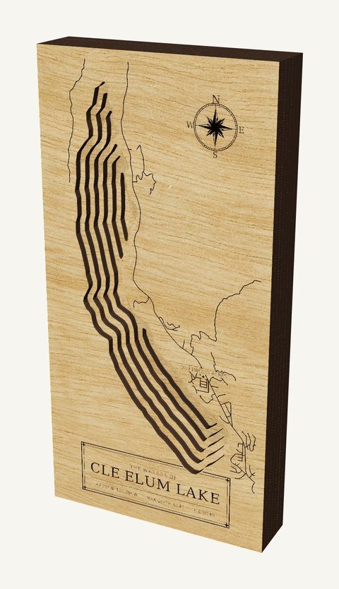 Cle Elum Lake wood map