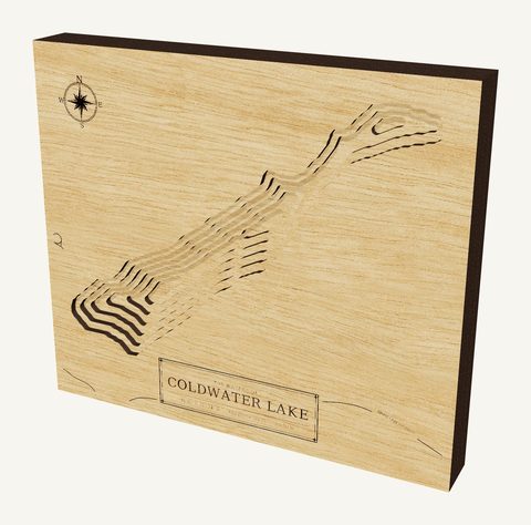 Coldwater Lake wood map