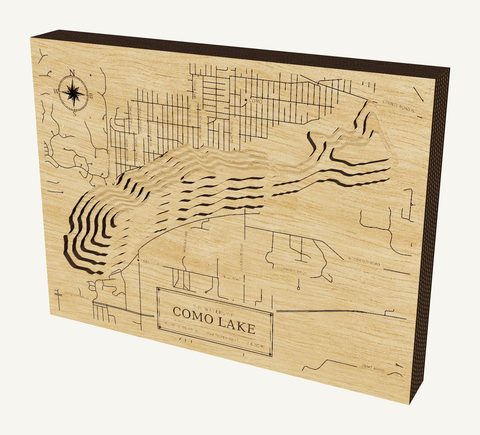 Como Lake wood map