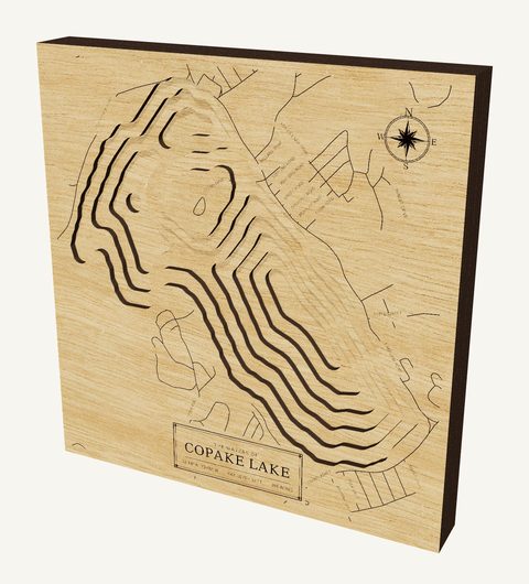 Copake Lake wood map