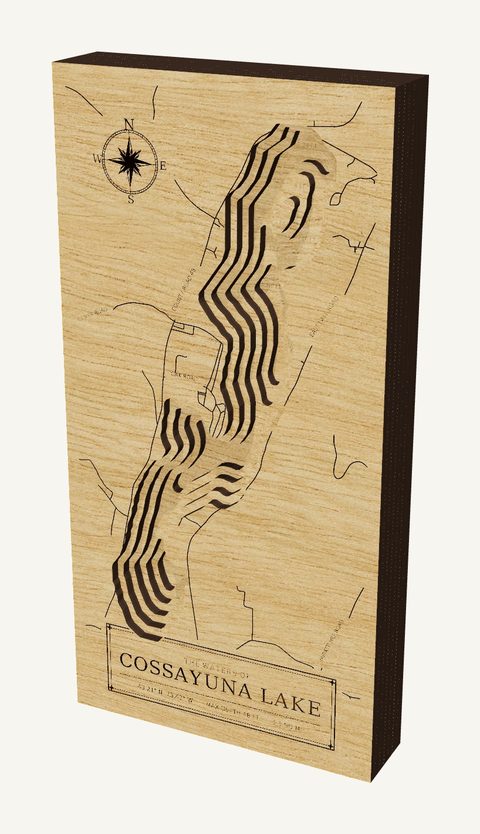 Cossayuna Lake wood map