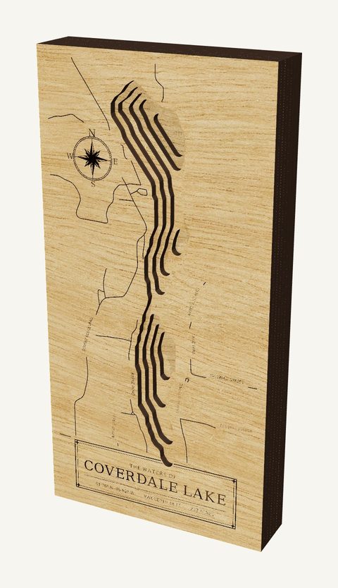 Coverdale Lake wood map