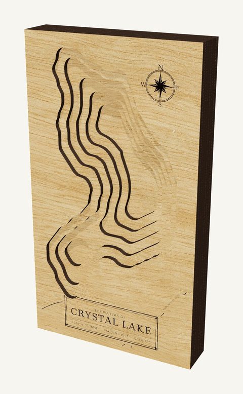 Crystal Lake wood map
