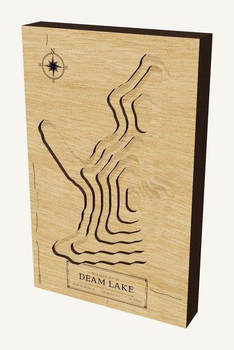 Deam Lake wood map