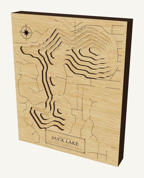 Duck Lake wood map