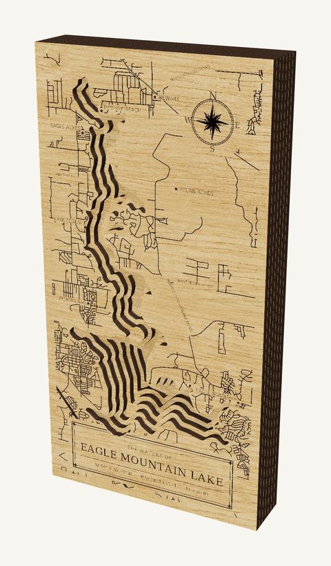 Eagle Mountain Lake wood map