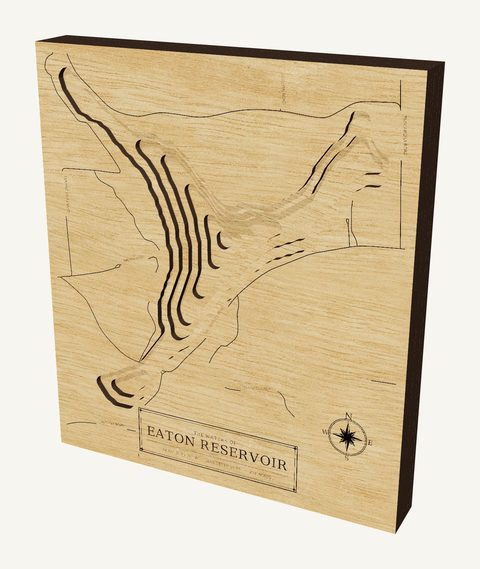 Eaton Reservoir wood map