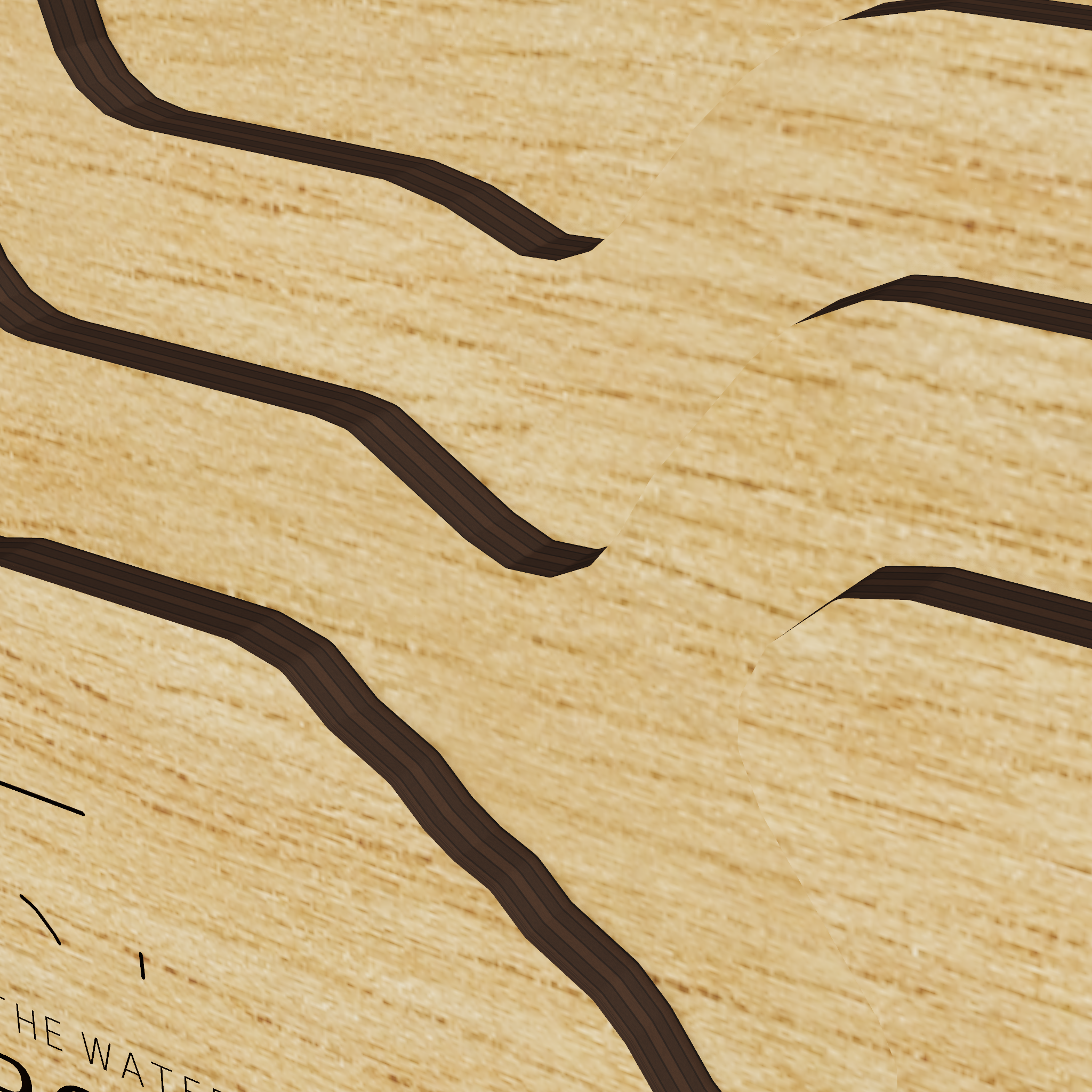 Edinboro Lake map, detail view