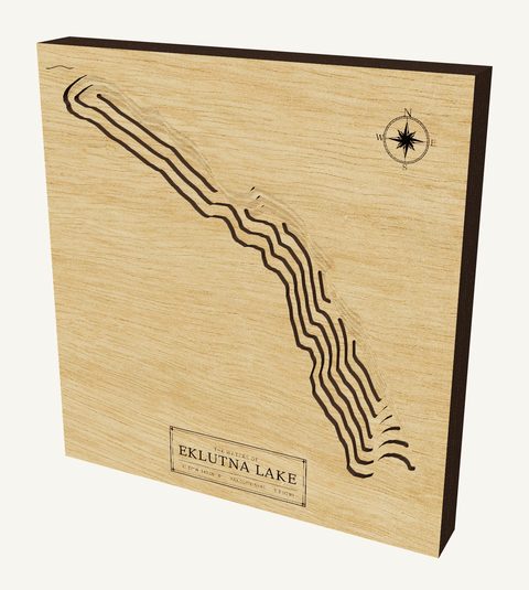 Eklutna Lake wood map