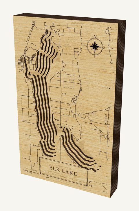 Elk Lake wood map