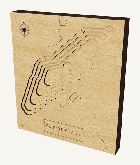 Fairview Lake wood map