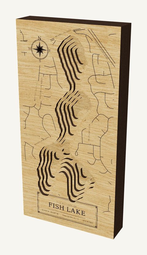 Fish Lake wood map