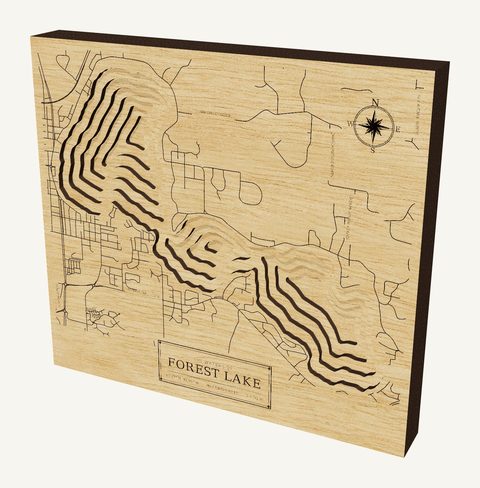 Forest Lake wood map