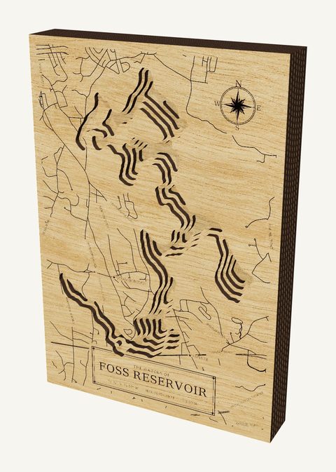 Foss Reservoir wood map