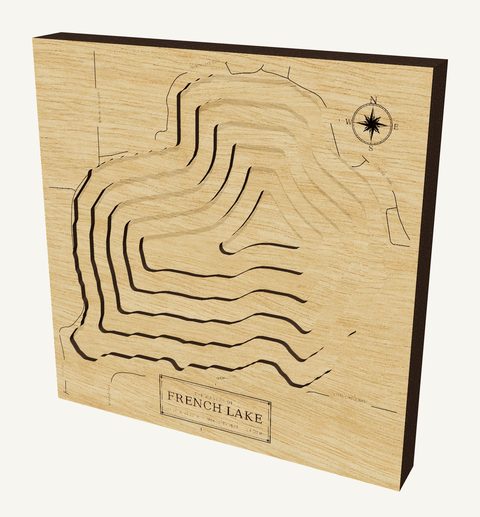 French Lake wood map