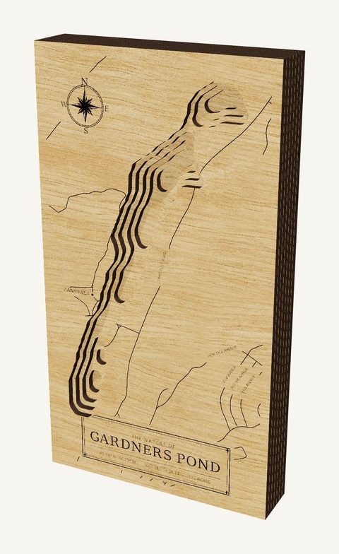 Gardners Pond wood map
