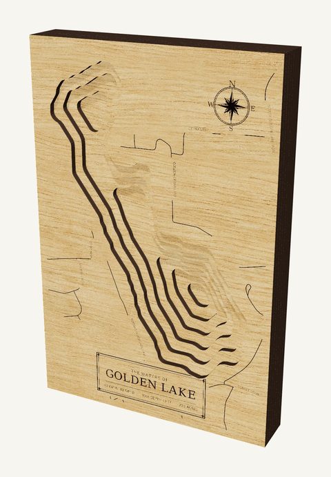 Golden Lake wood map