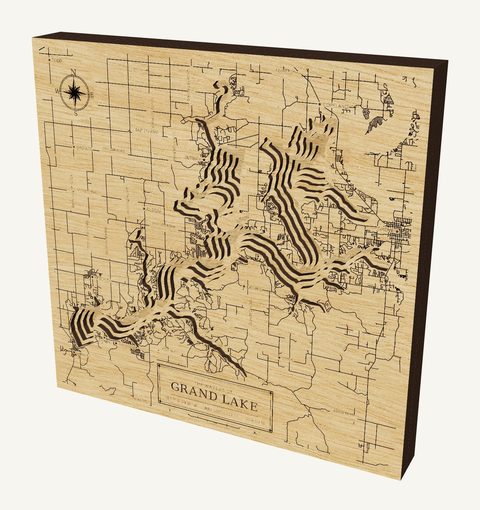 Grand Lake wood map