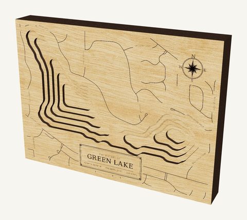Green Lake wood map