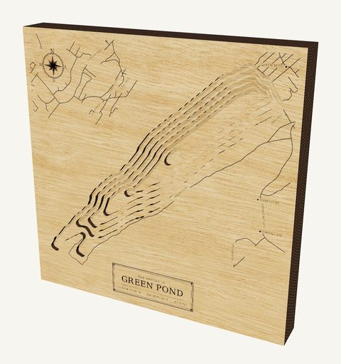 Green Pond wood map
