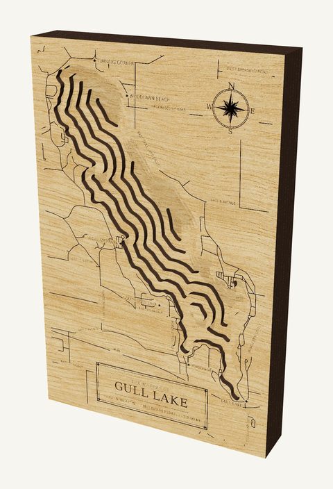 Gull Lake wood map