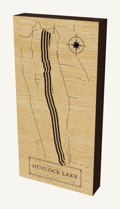 Hemlock Lake wood map