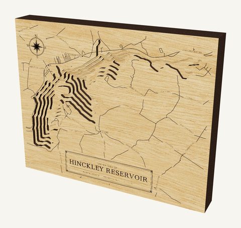 Hinckley Reservoir wood map
