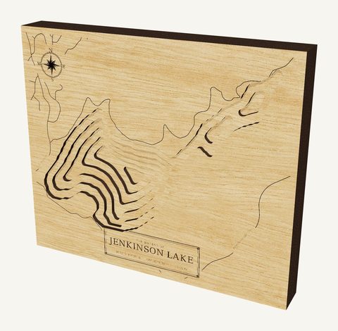 Jenkinson Lake wood map