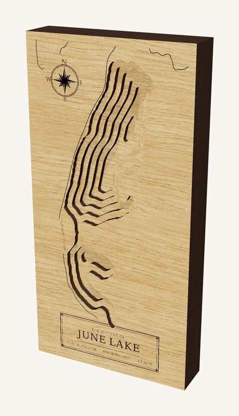 June Lake wood map