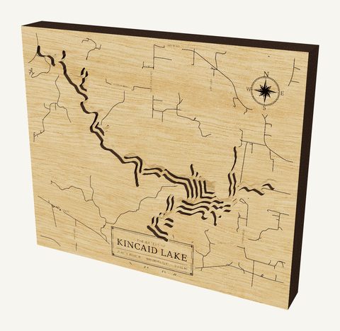 Kincaid Lake wood map