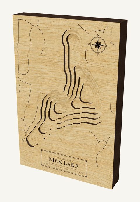 Kirk Lake wood map
